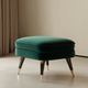 Emerald Luxe Ottoman