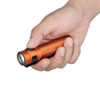 Olight Baton 3 Pro Rechargeable LED Flashlight Orange Cool White 1500 Max Lumens
