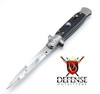 AKC Italian Switchblade Bayonet Automatic Knife 9" Stainless Blade Black Wood Assembled Kit