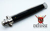INOX Italian 13" Vintage Black J Inox Stiletto Switchblade Side-Open Push Button Knife