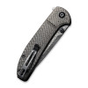 CIVIVI Ortis Flipper Knife Carbon Fiber Handle (3.25" Damascus Blade)
