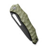CIVIVI Spiny Dogfish Manual Thumb Knife OD Green G10 Handle (3.47" Black Stonewashed 14C28N Blade)