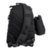 Rear view of the sling backpack displaying padded shoulder straps, breathable mesh back, and concealed CCW compartment.