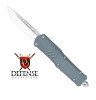 Cobratec Small Grey FS-X Drop Point Non Serrated OTF Knife