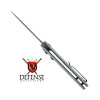 CobraTec OD Grey Handle Diablo Side Opener Automatic Black Stonewash