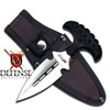 MTech USA Fixed Blade Side Carry Dagger Concealed Carry with Sheath