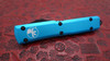 Microtech Ultratech OTF Automatic Turquoise Handle Double Edge Tactical Black Full Serrated OTF