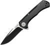 Kershaw Showtime Assisted Flipper Two-Tone Drop Point Blade, Black Steel Handles