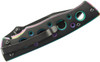 Smith & Wesson Extreme Ops Folding Knife Black Plain Blade, Multi-Colored Liners, Black Aluminum Handles, Liner Lock