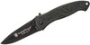 Smith & Wesson Medium SWAT MAGIC Assisted Folding Knife Plain Blade, Black, Aluminum Handles with Grip Inserts