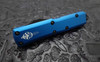 Microtech UTX-85 719-1BLS Blue Hellhound Tanto Black Standard