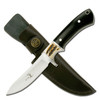 Elk Ridge Fixed Blade Stag and Wood Handle Skinner Stainless Steel Blade