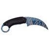 MTech Karambit Blue Ti Coated Tiger Stripes Knife