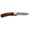 Elk Ridge Gentleman's Folder Pocket Knife Wood Handle Damascus Etched Blade