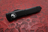 Microtech 121-1T Ultratech Tactical AUTO OTF Knife Black Drop Point Plain Blade