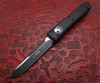 Microtech 121-1T Ultratech Tactical AUTO OTF Knife Black Drop Point Plain Blade