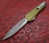 Microtech Combat Troodon OD Green Double Edge Apocalyptic Stonewash Standard