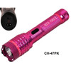 Pink Delta Force 10 million Volt Stun Gun Flashlight