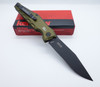 Kershaw Launch 7 Automatic Olive Drab Green Handle Black Blade