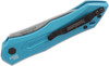 Kershaw 7800TEALSW Launch 6 Automatic Teal Handle Stonewash Blade