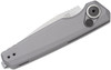 Kershaw 7551 Launch 18 Automatic Gray Handle Stonewashed Drop Point Blade