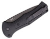 Benchmade Claymore Automatic CPM-D2 Cobalt Black Tanto Combo Blade, Black Grivory Handles