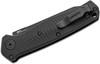 Benchmade Mediator Automatic S90V Black Cerakote Plain Blade, Milled Black G10 Handles