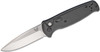 Benchmade CLA Automatic Stonewash Plain Blade, Black G10 Handles