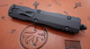 Microtech Dirac Delta Tactical Automatic OTF Knife Black DLC Double Edge Dagger Blade, Black Aluminum Handle