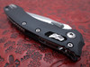 Microtech Amphibian Ram-Lok Black Fluted Aluminum Handle Stonewashed Standard Blade