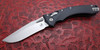 Microtech Amphibian Ram-Lok Black Fluted Aluminum Handle Stonewashed Standard Blade