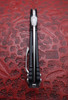 Microtech Amphibian Ram-Lok Black Fluted Aluminum Handle Stonewashed Standard Blade