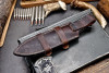 CFK Handmade ATS 34 Custom CAMEL BONE BISON HORN Hunting Skinner Camping Knife Scout Carry