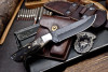 CFK Handmade AUS 10 Custom MOSAIC CAMEL BONE Large Camping Hunting Skinner Knife Scout Carry