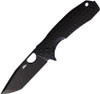 Honey Badger Knives Large Flipper D2 Tanto Black FRN