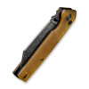 CIVIVI Amirite Flipper & Thumb Stud & Button Lock Knife Ultem Handle (3.48" Damascus Blade)
