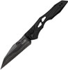 Kershaw Launch 13 Automatic Button Lock Knife Black Aluminum Damascus Wharncliffe Blade