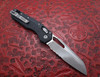 Microtech MSI S/E Tri-Grip Folder Polymer Black Apocalyptic Partial Serrated Blade