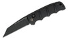 Boker Plus Automat Kalashnikov Automatic Folding Knife 3.28" D2 Black Sheepsfoot Blade, Black Aluminum Handles