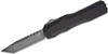 Kershaw Matt Diskin Livewire OTF AUTO Knife 3.3" CPM-MagnaCut BlackWashed Tanto Blade, Black Aluminum Handles, Reversible Clip