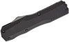 Kershaw Matt Diskin Livewire OTF AUTO Knife 3.3" CPM-MagnaCut BlackWashed Tanto Blade, Black Aluminum Handles, Reversible Clip