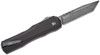 Kershaw Matt Diskin Livewire OTF AUTO Knife 3.3" CPM-MagnaCut BlackWashed Tanto Blade, Black Aluminum Handles, Reversible Clip