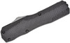 Kershaw Matt Diskin Livewire OTF AUTO Knife Stonewashed Spear Point Blade Black Aluminum Handles with Carbon Fiber Top