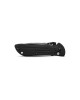 Benchmade AUTO Stryker Folding Knife Black Combo Tanto Blade Aluminum Handles