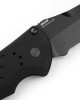 Benchmade AUTO Stryker Folding Knife Black Combo Tanto Blade Aluminum Handles