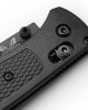 Benchmade Bugout CF-Elite AXIS Folding Knife 3.24" S30V Black Cerakote Plain Blade, Graphite Black CF-Elite Handles