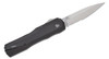 Kershaw Matt Diskin Livewire OTF Automatic Knife Stonewashed Spear Point Combo Blade Black Aluminum Handles,