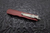 Microtech Automatic OTF Dirac Double Edge Merlot Apocalyptic Standard