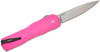 Kershaw Matt Diskin Livewire OTF AUTO Knife CPM-MagnaCut Stonewashed Spear Point Blade, Pink Aluminum Handles, Reversible Clip