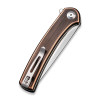 CIVIVI Mini Asticus Flipper Knife Copper Handle (3.25" 10Cr15CoMoV Blade)